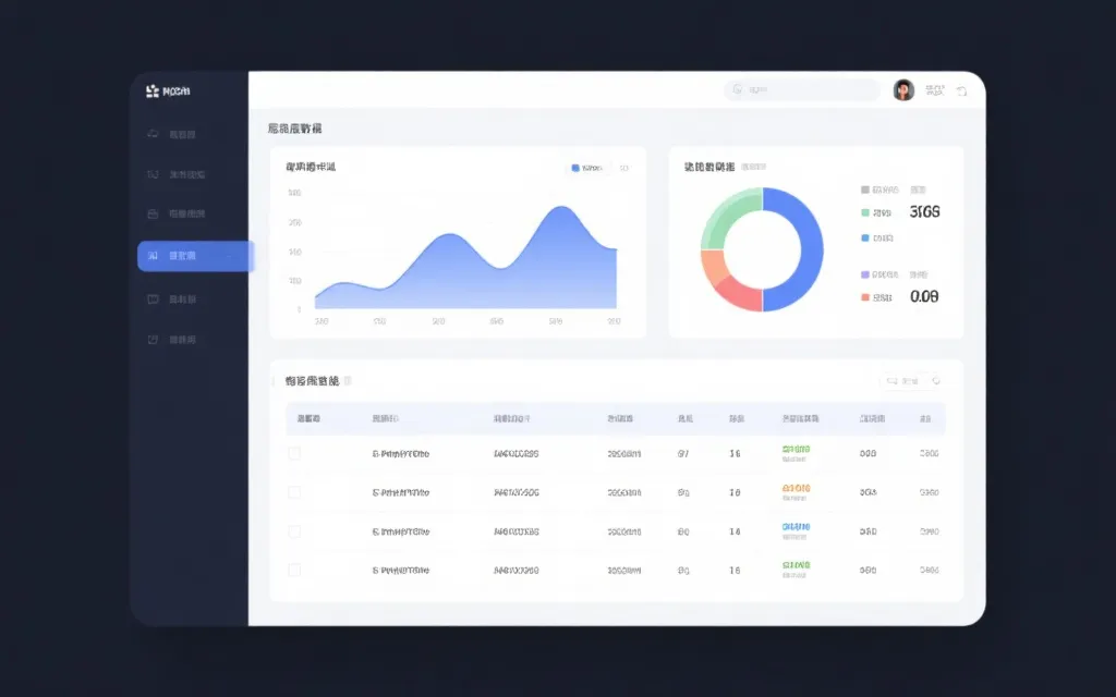 多层级数据展示界面示意图